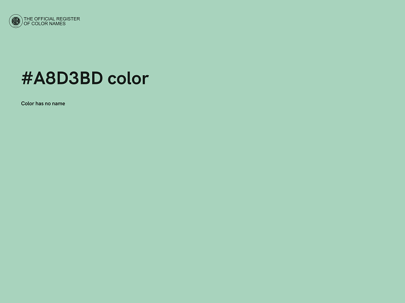 #A8D3BD color image