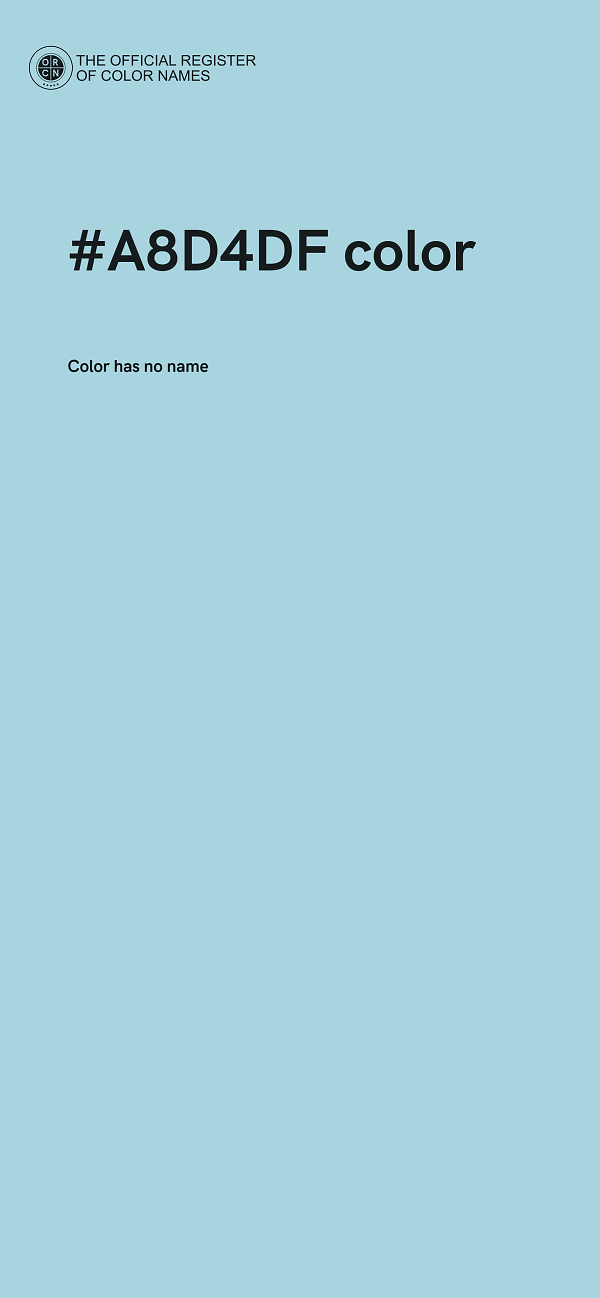 #A8D4DF color image