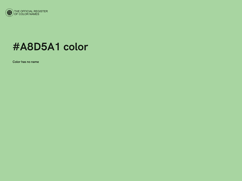 #A8D5A1 color image