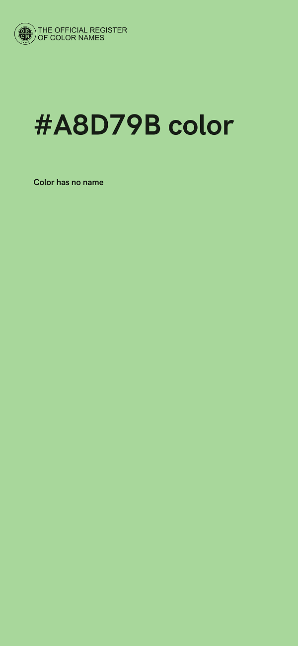 #A8D79B color image