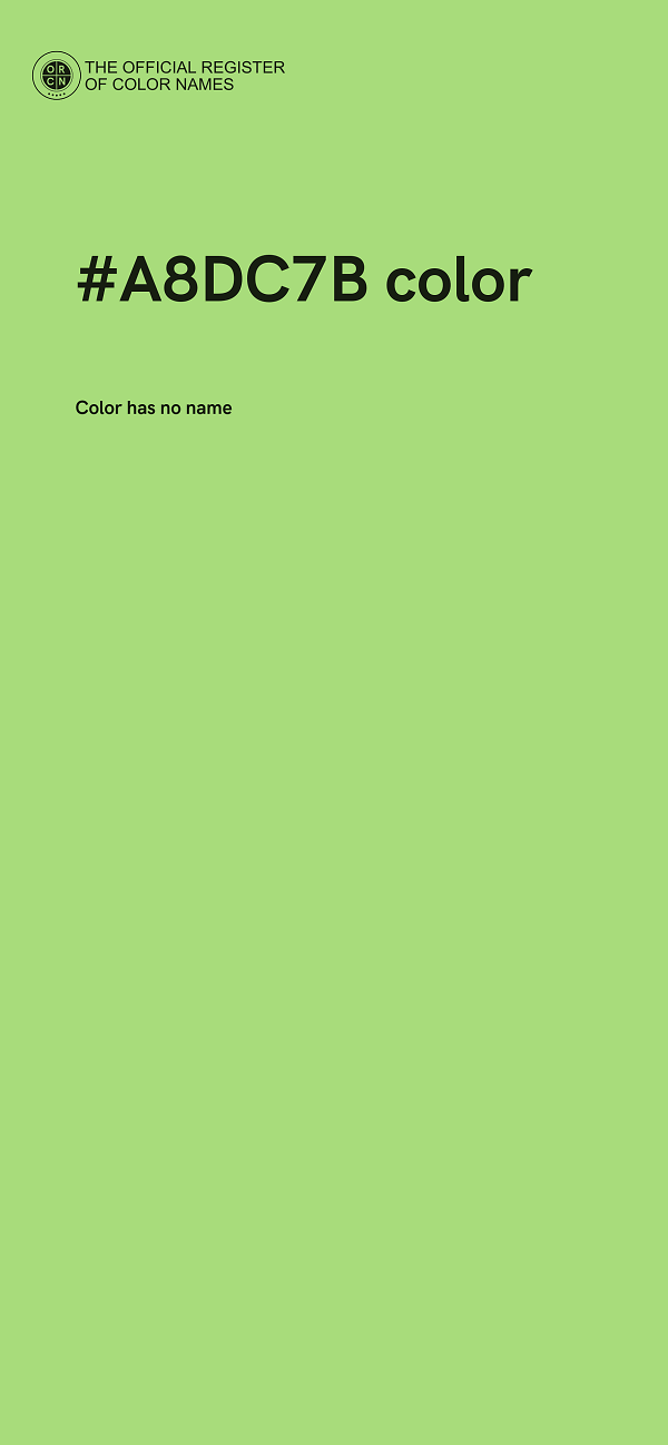 #A8DC7B color image