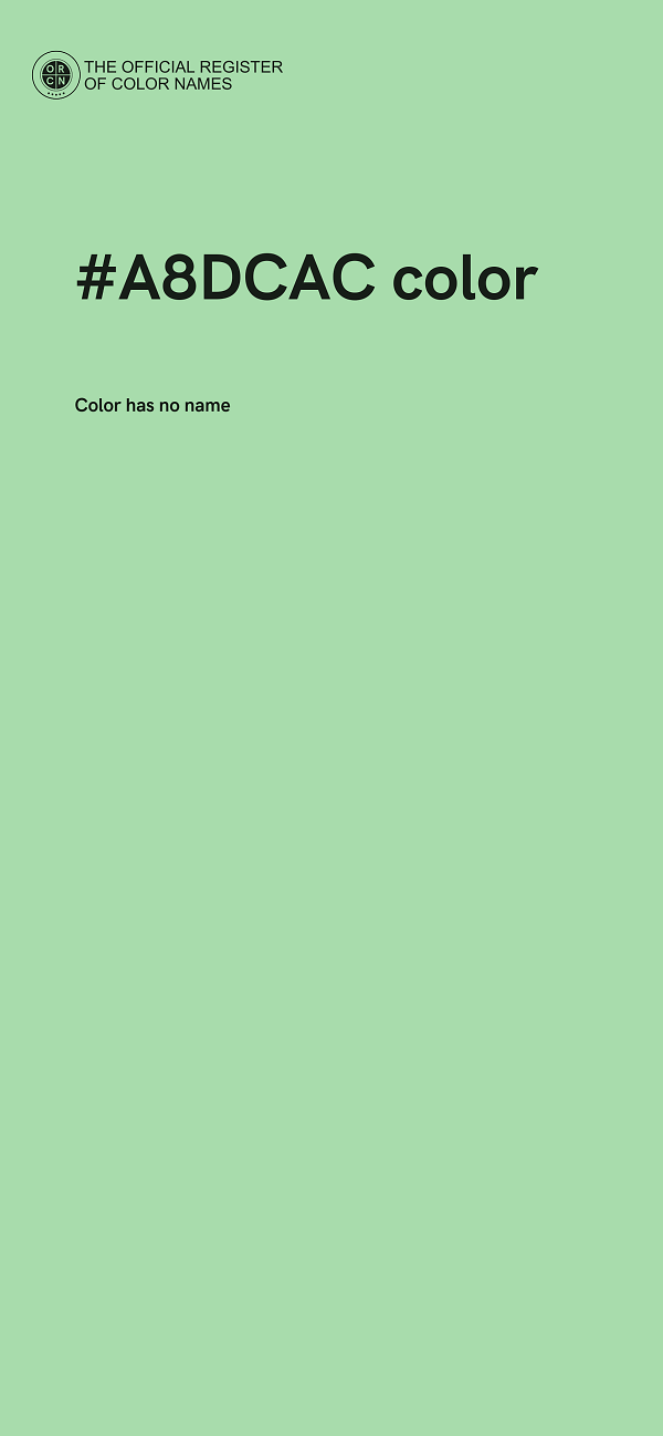 #A8DCAC color image
