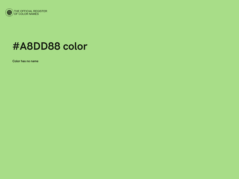 #A8DD88 color image
