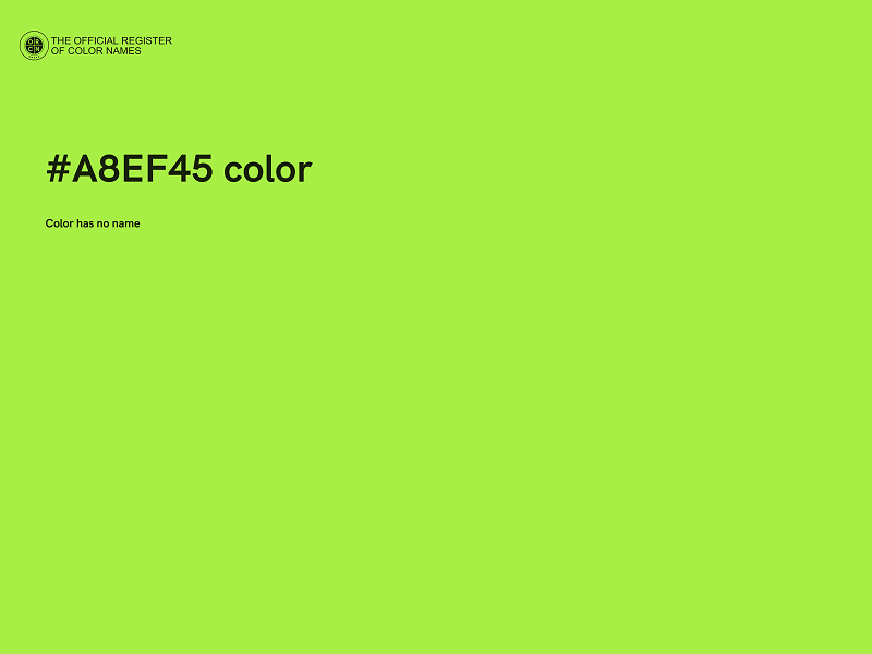 #A8EF45 color image