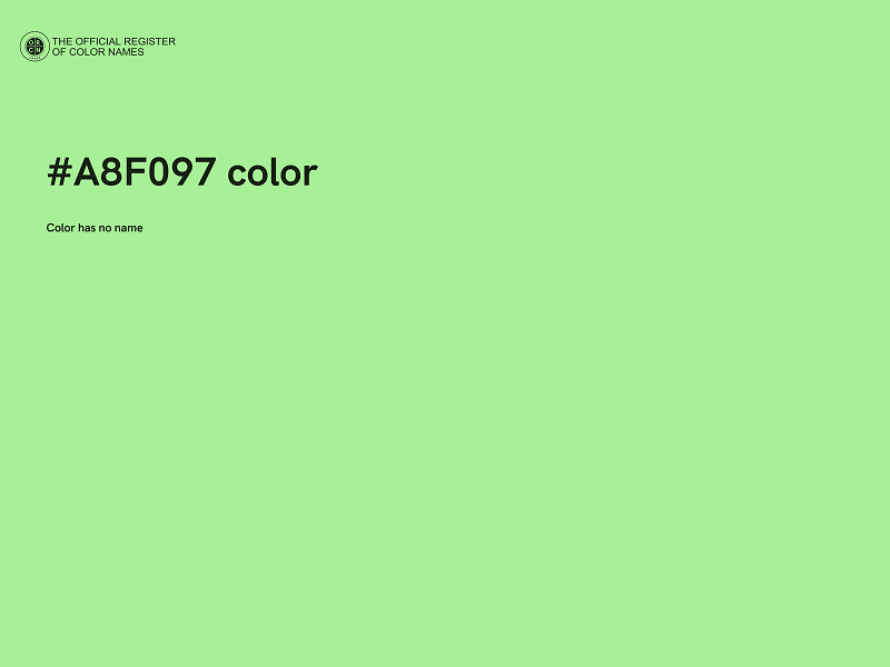 #A8F097 color image