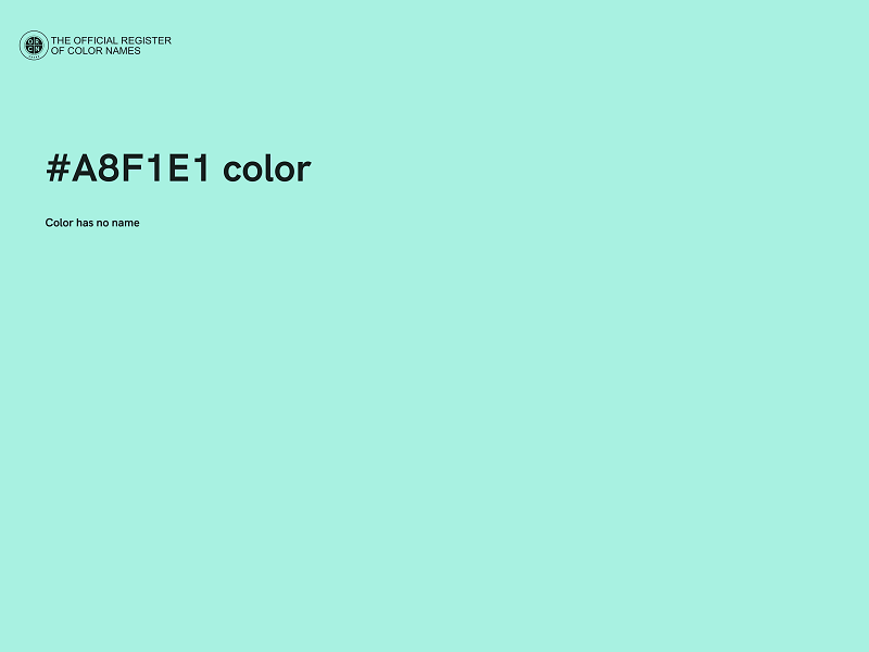 #A8F1E1 color image