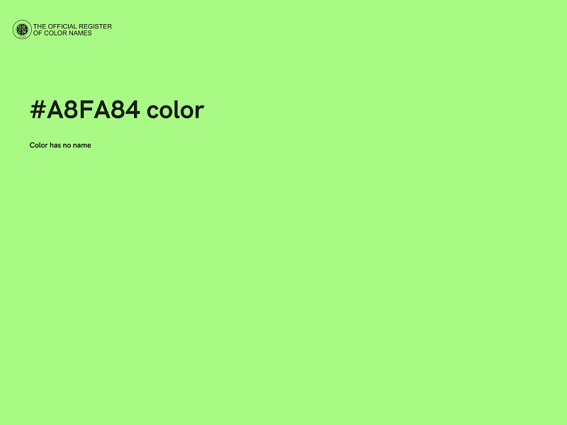 #A8FA84 color image