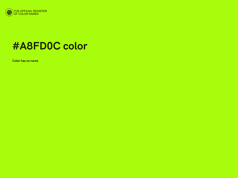 #A8FD0C color image