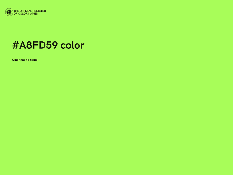 #A8FD59 color image