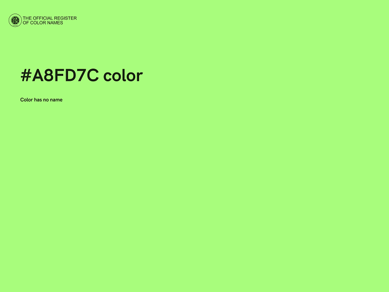 #A8FD7C color image