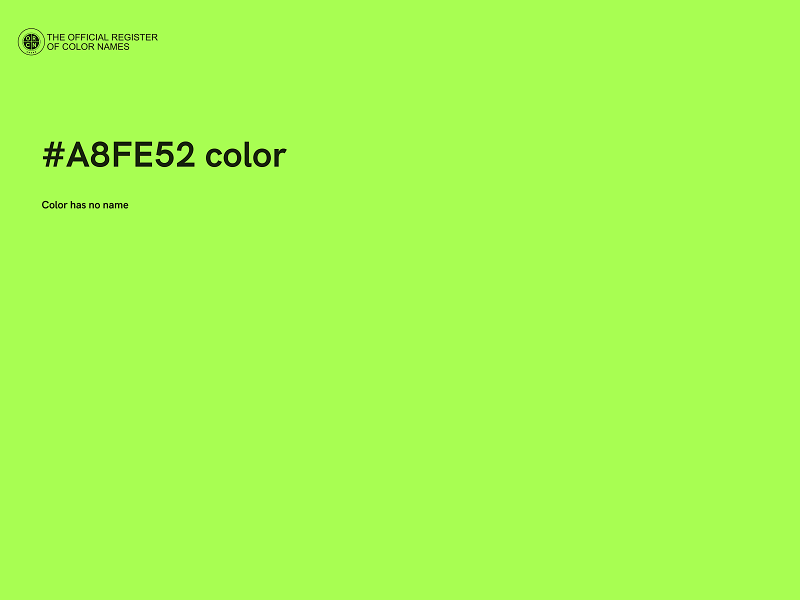 #A8FE52 color image