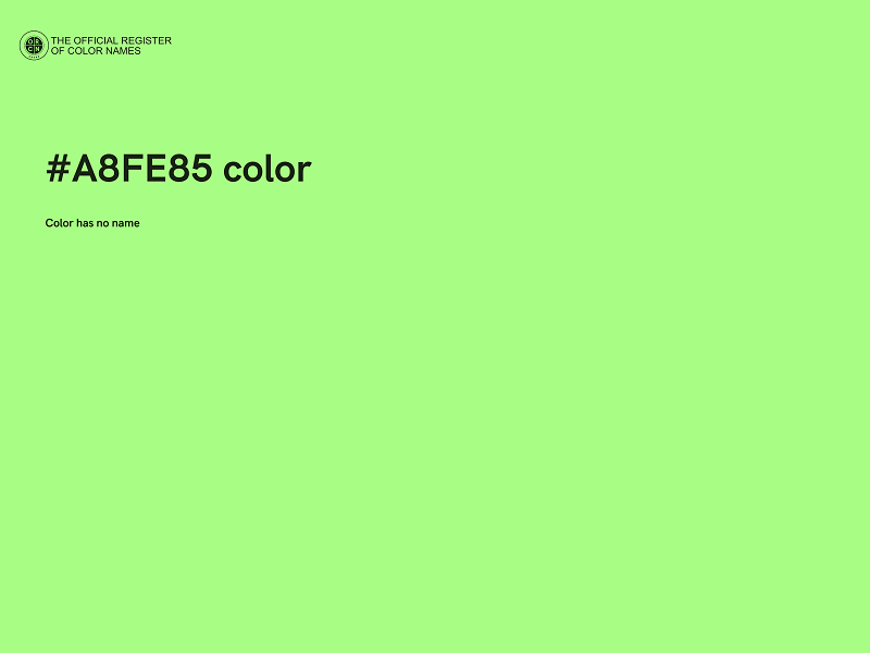 #A8FE85 color image