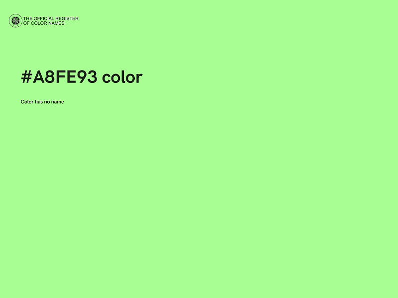 #A8FE93 color image