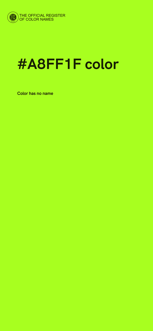 #A8FF1F color image