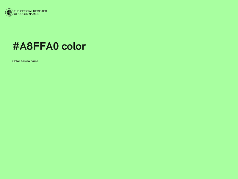 #A8FFA0 color image