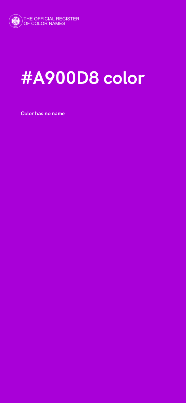 #A900D8 color image