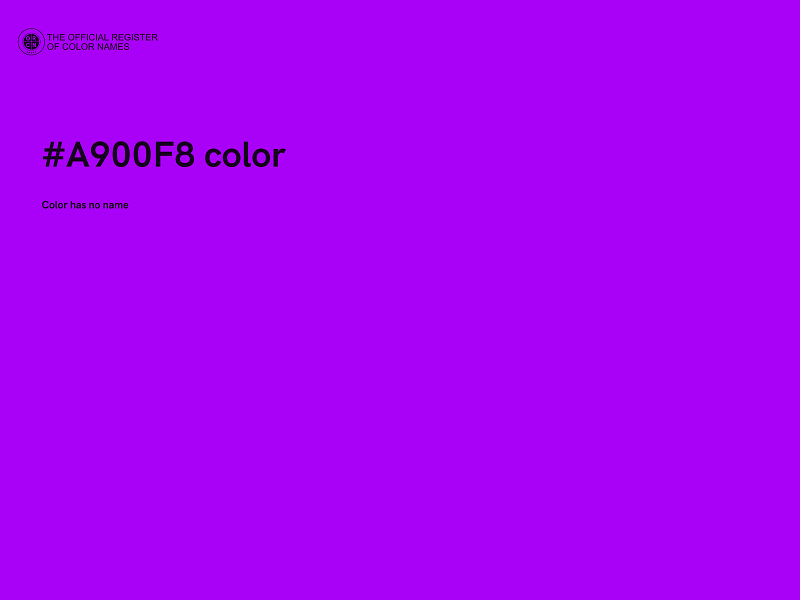 #A900F8 color image