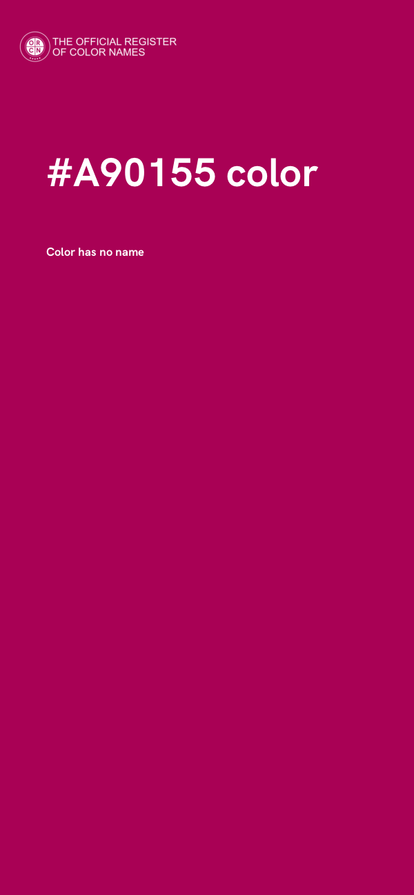 #A90155 color image