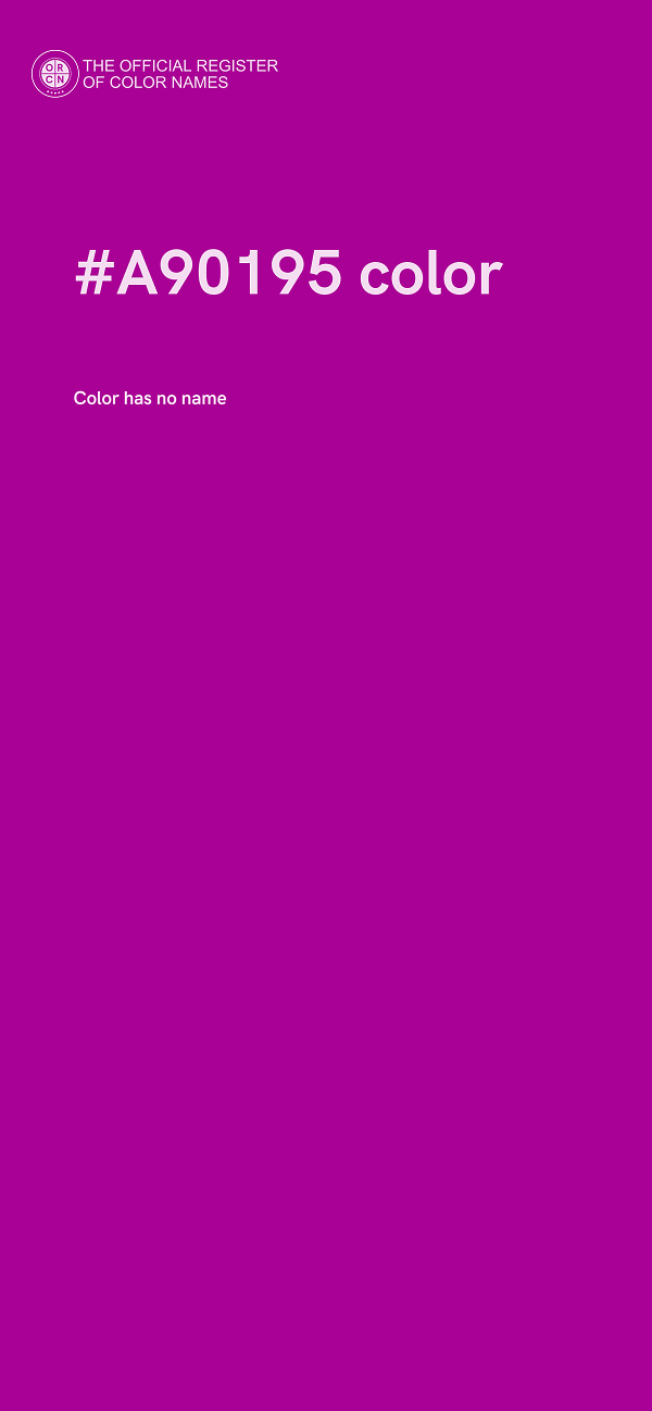 #A90195 color image