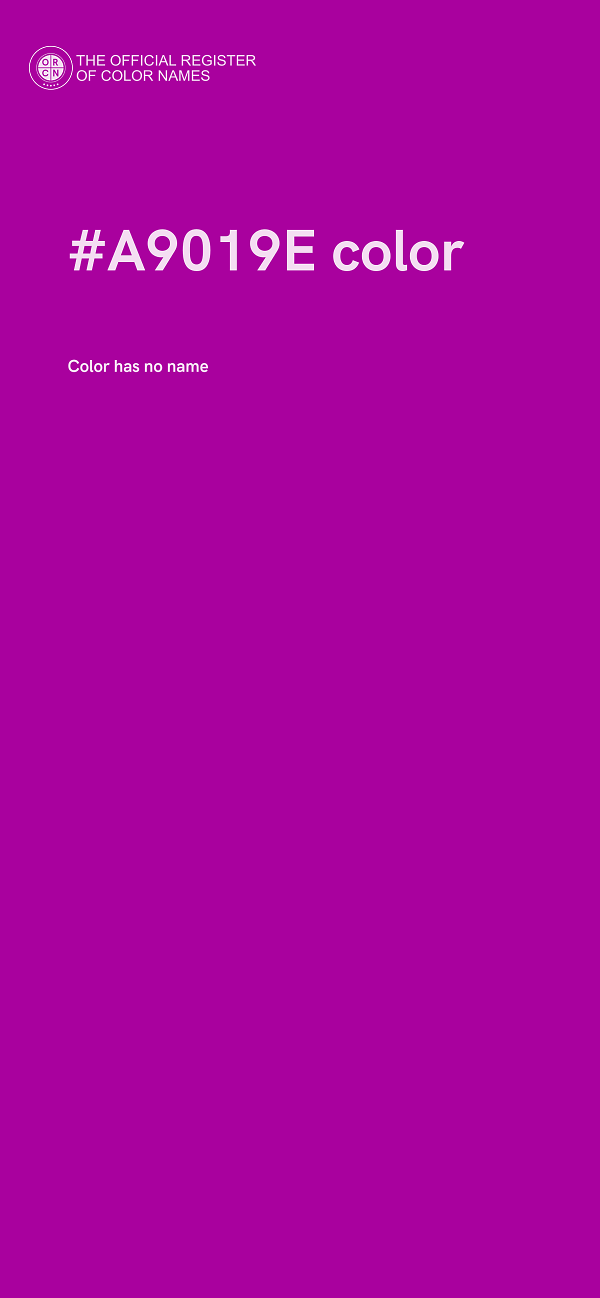 #A9019E color image