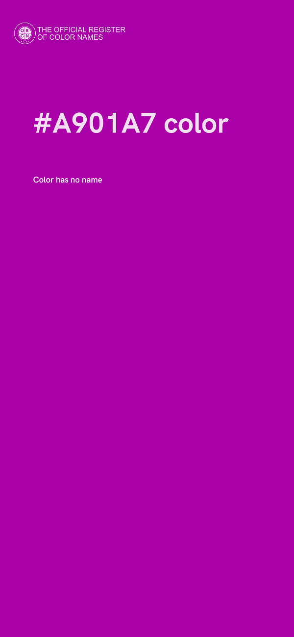 #A901A7 color image