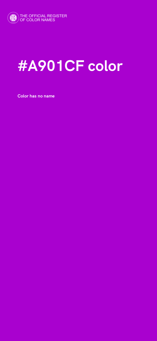 #A901CF color image