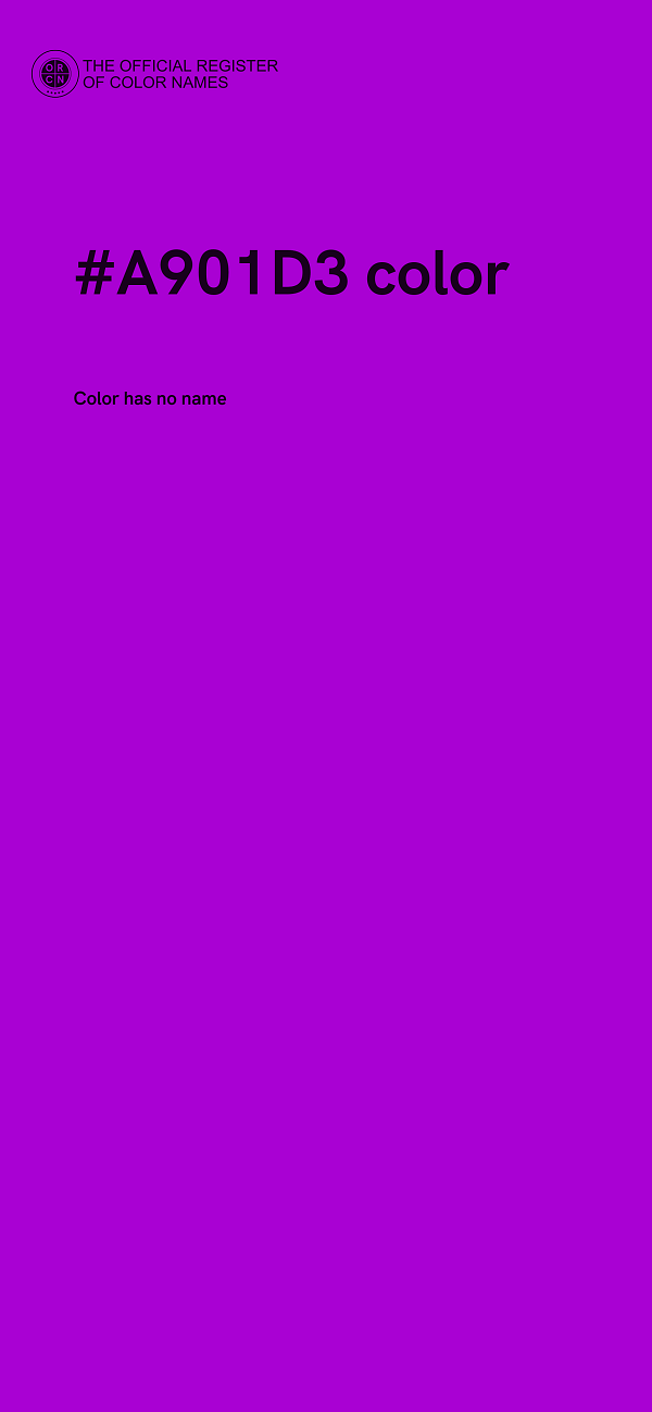 #A901D3 color image