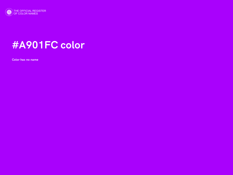 #A901FC color image