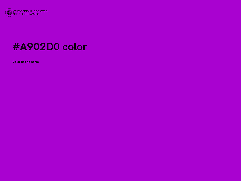 #A902D0 color image