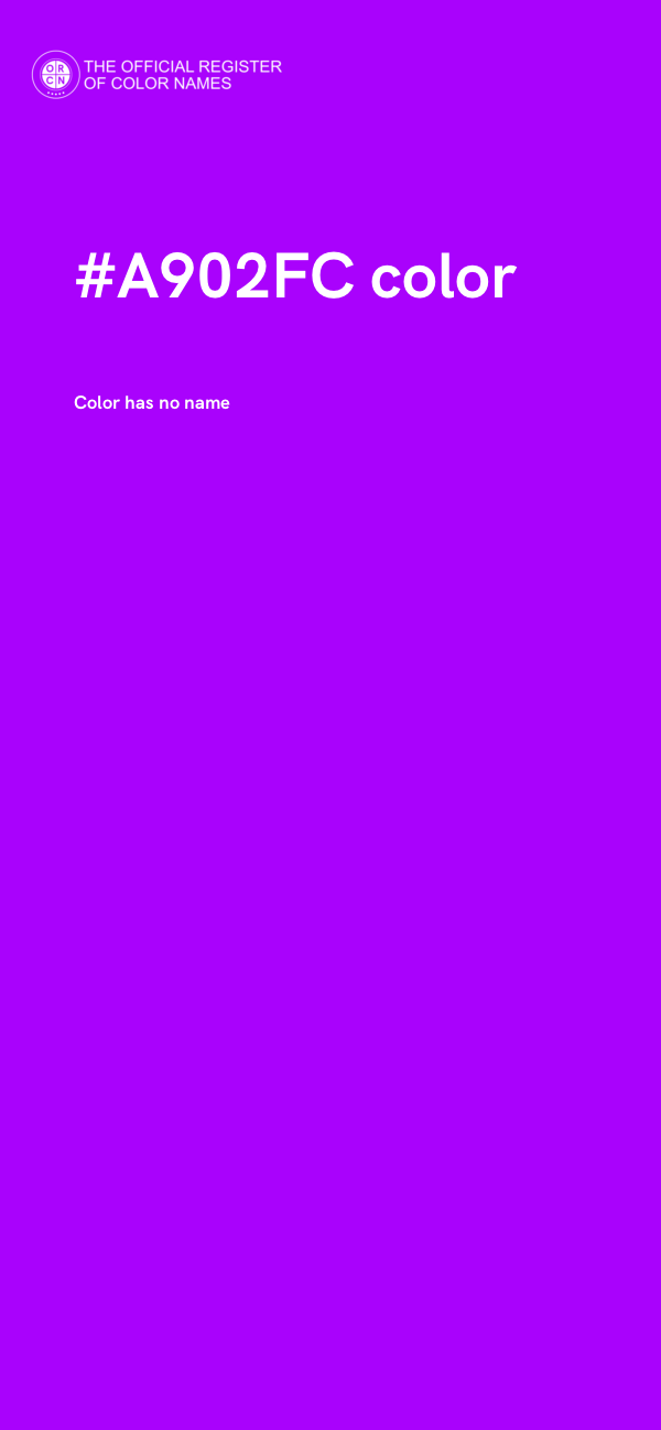 #A902FC color image