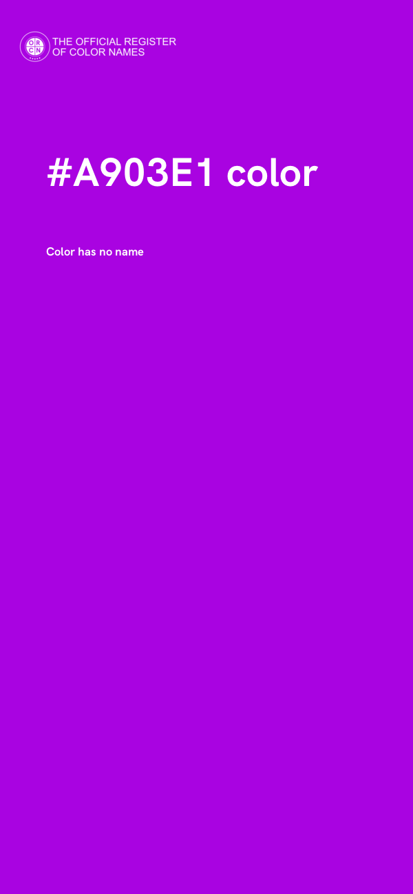 #A903E1 color image