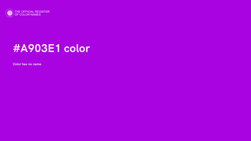 #A903E1 color image