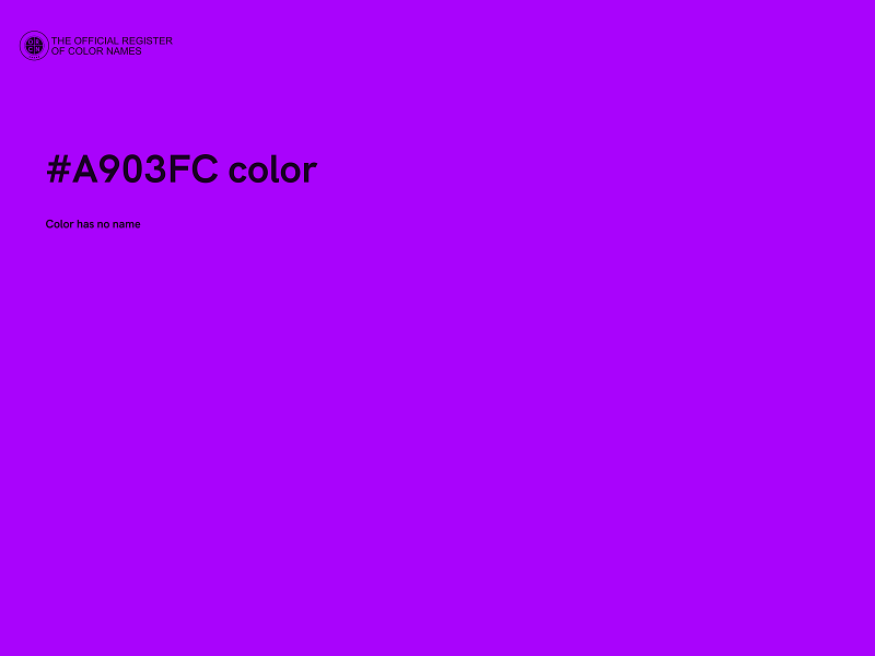 #A903FC color image