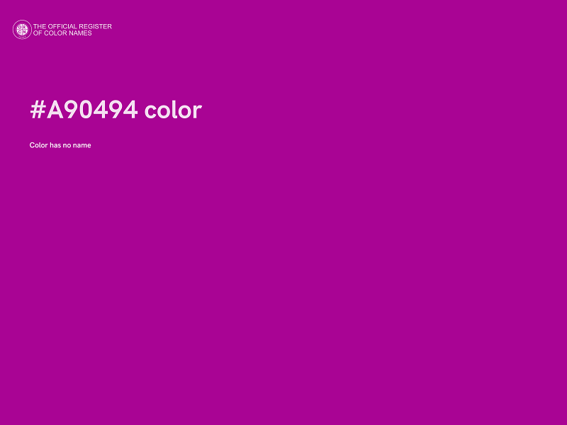 #A90494 color image