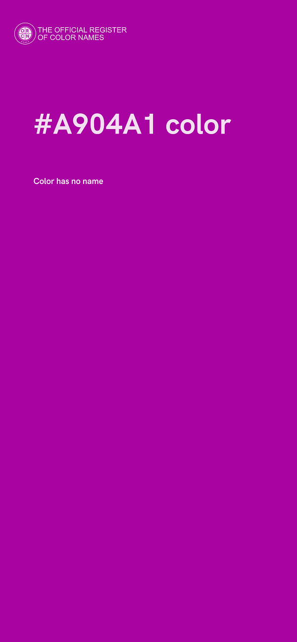 #A904A1 color image