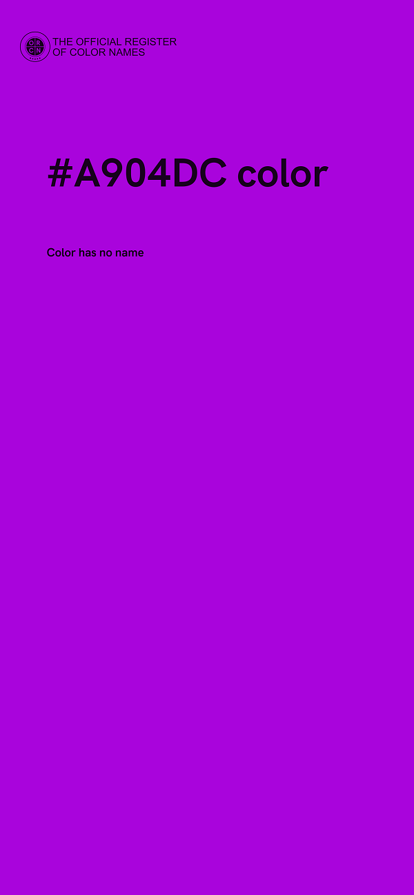 #A904DC color image