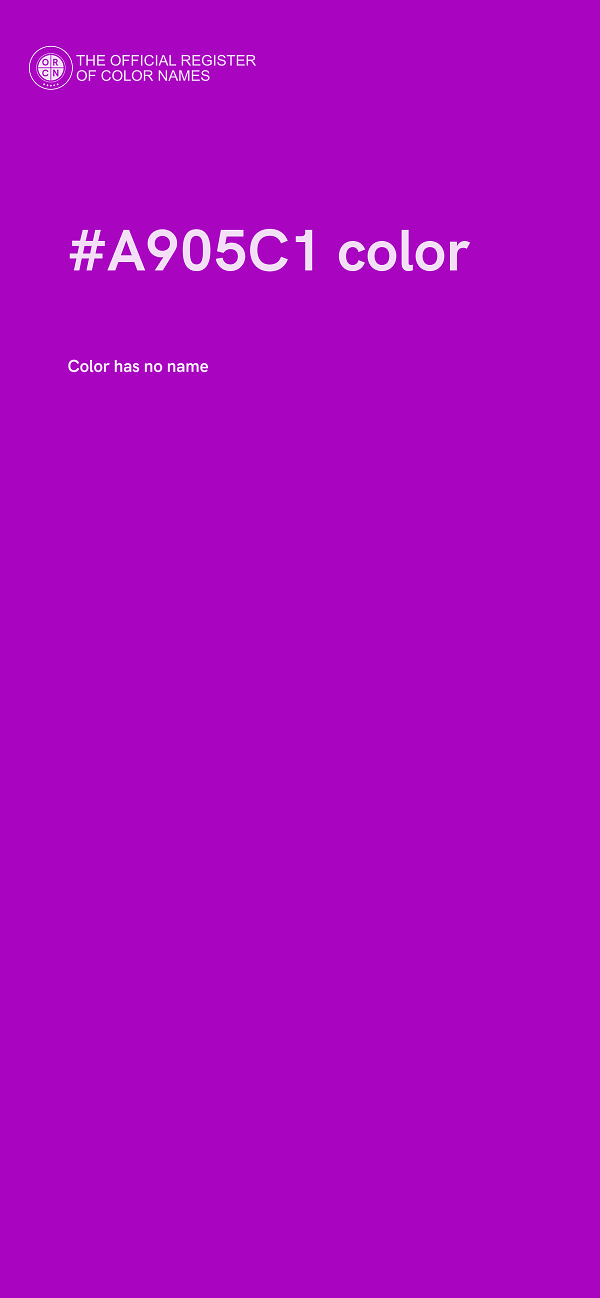 #A905C1 color image