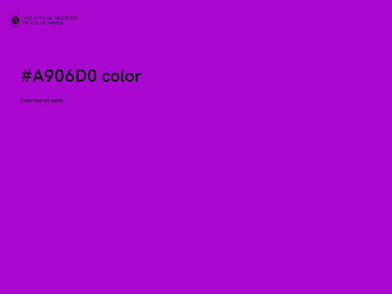 #A906D0 color image