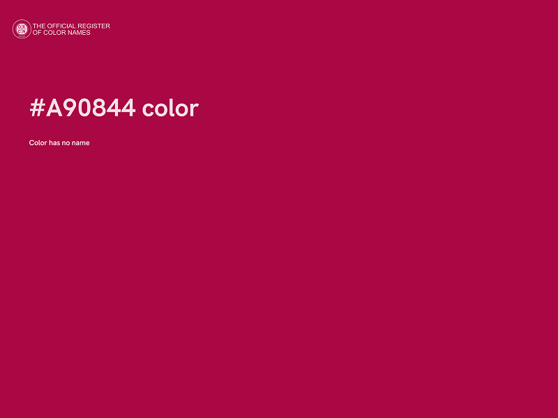 #A90844 color image