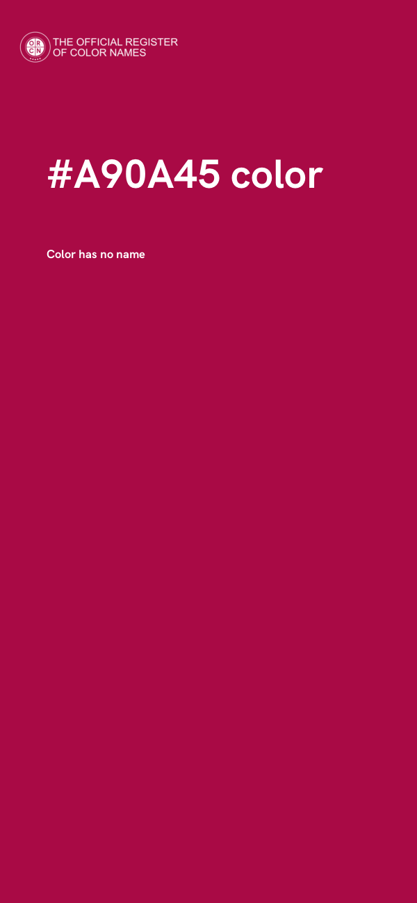 #A90A45 color image