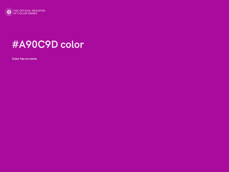 #A90C9D color image