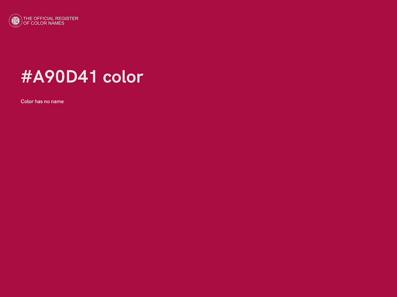 #A90D41 color image