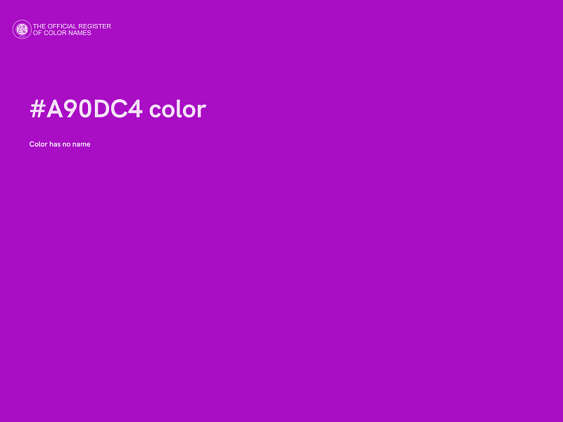 #A90DC4 color image