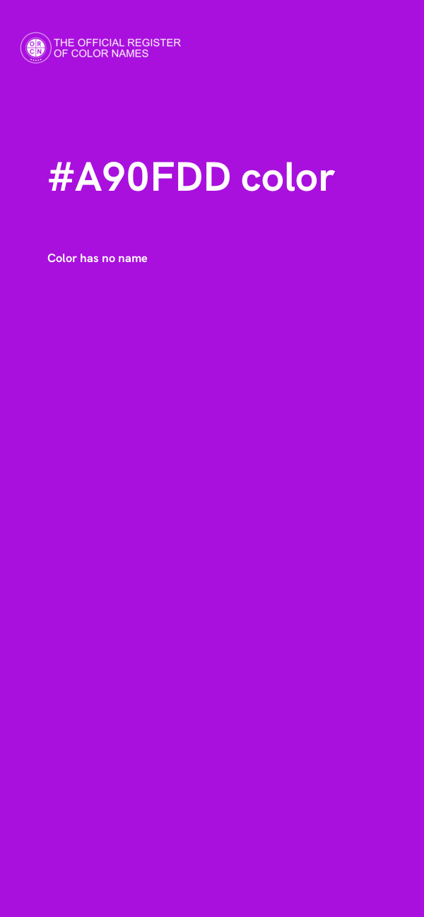 #A90FDD color image