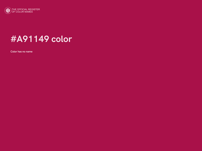 #A91149 color image