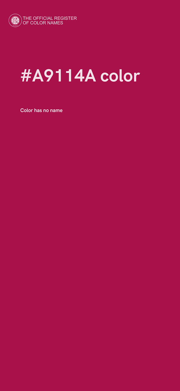 #A9114A color image
