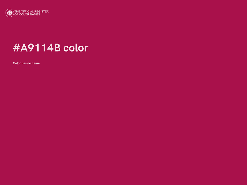 #A9114B color image