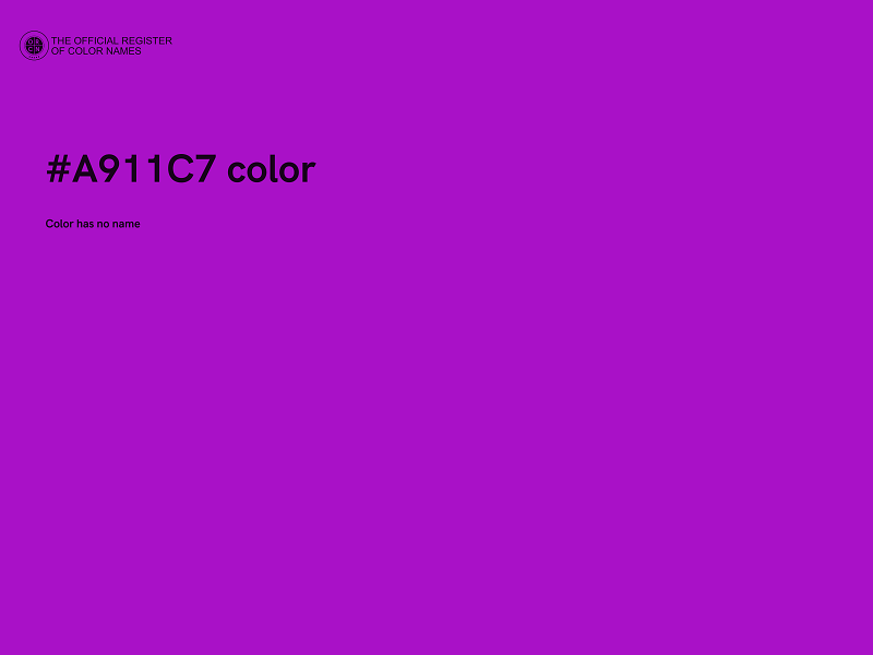#A911C7 color image