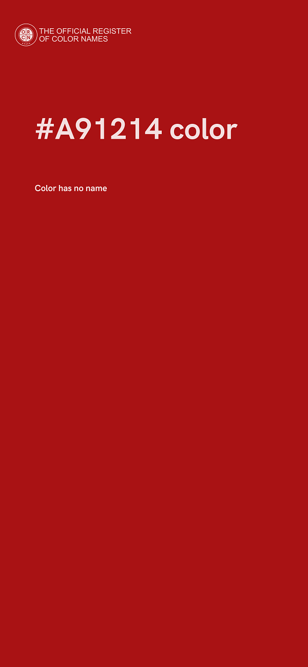 #A91214 color image