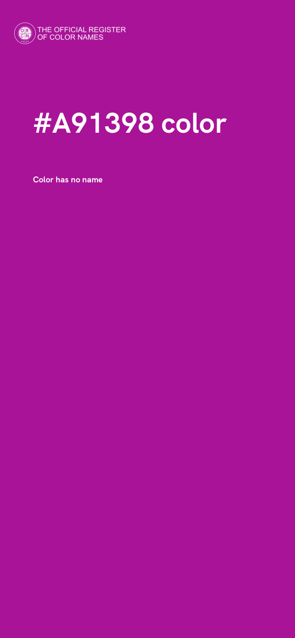 #A91398 color image